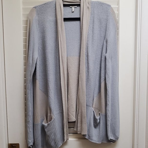 Logo by Lori Goldstein Colorblock Cardigan L - Picture 1 of 8